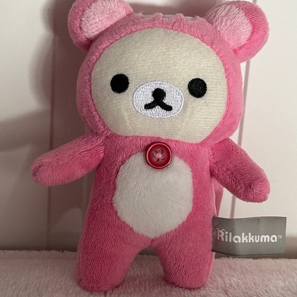 $9.99 SHIPPING RARE!!!!! Mini rilakkuma plushy from the squirrel forest series - Picture 1 of 3